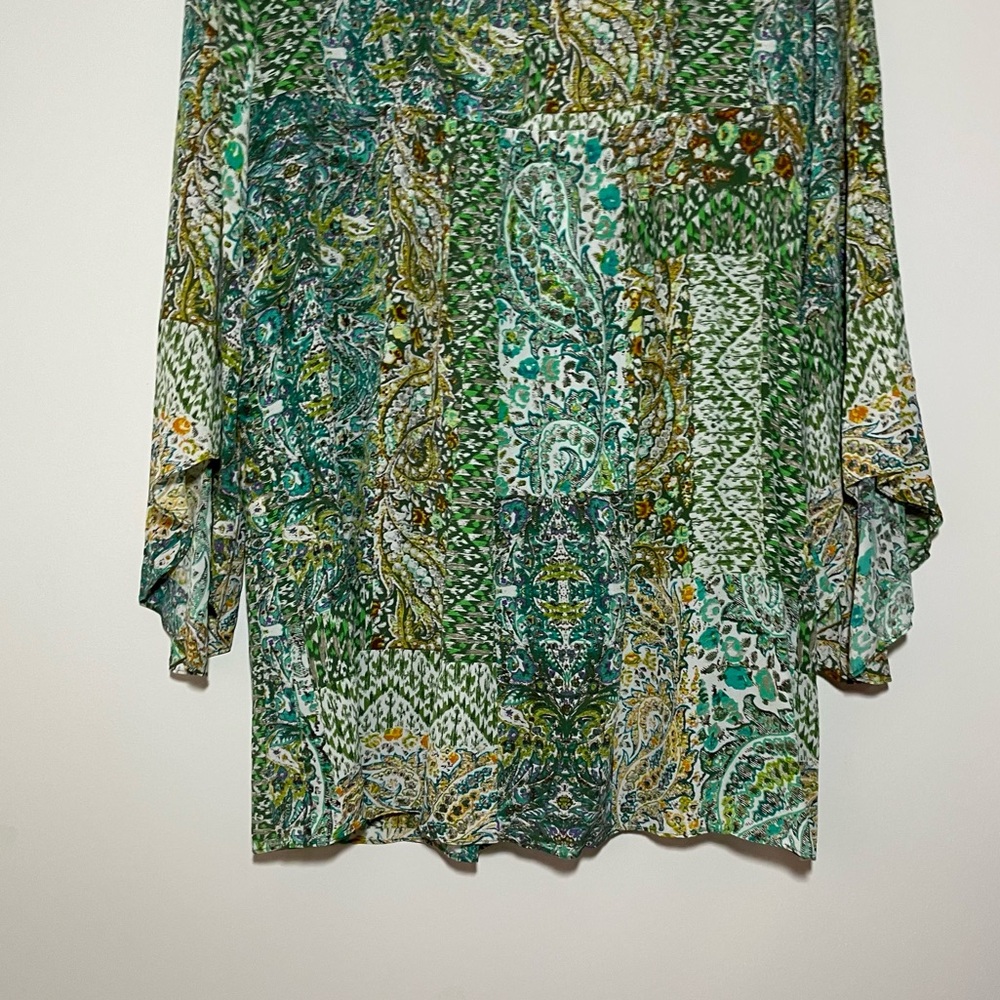Anthropologie Amelie Silk Kimono Dress - Picture 3 of 8
